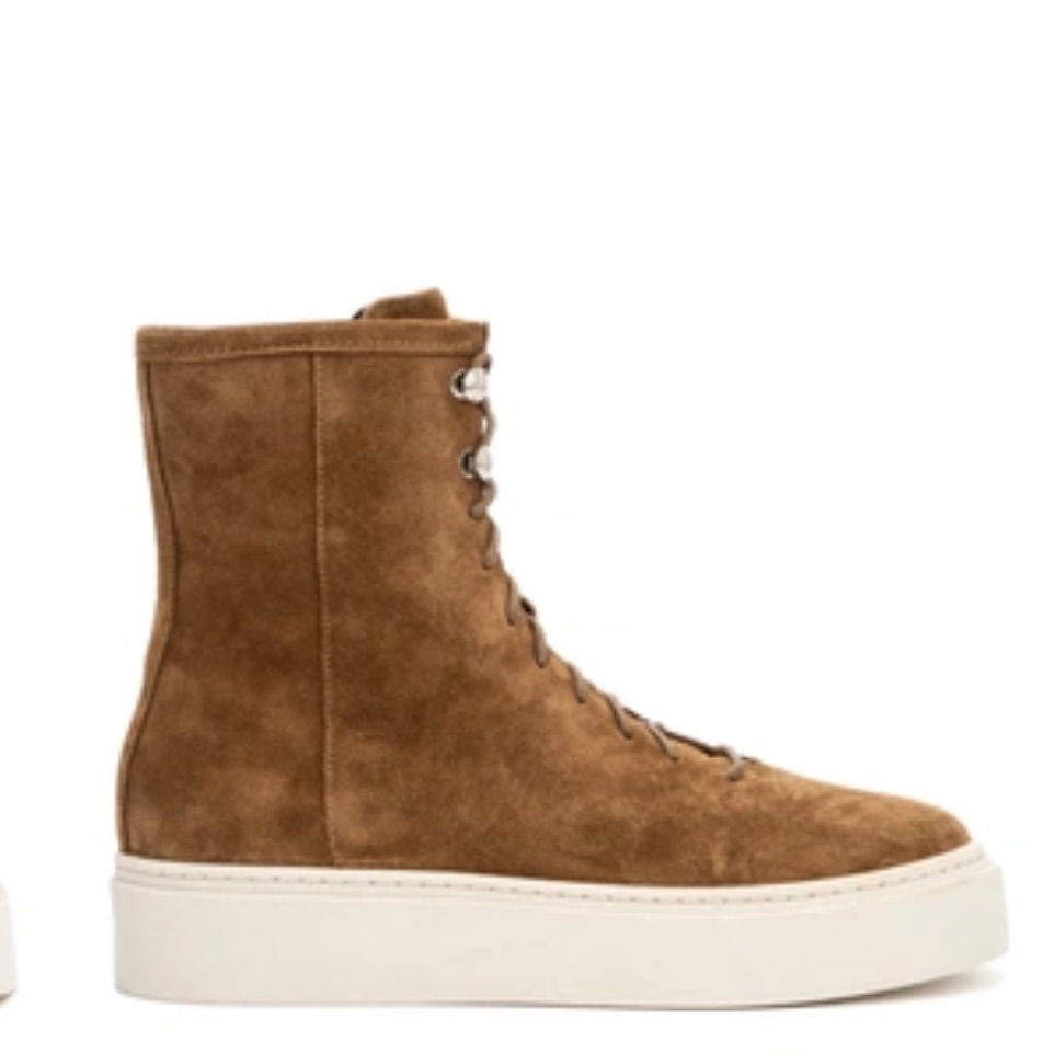 Aquatalia Lacole Platform Ankle Booties